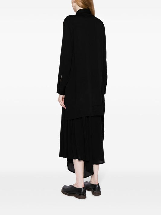 YOHJI YAMAMOTO Women Front Draped Blouse