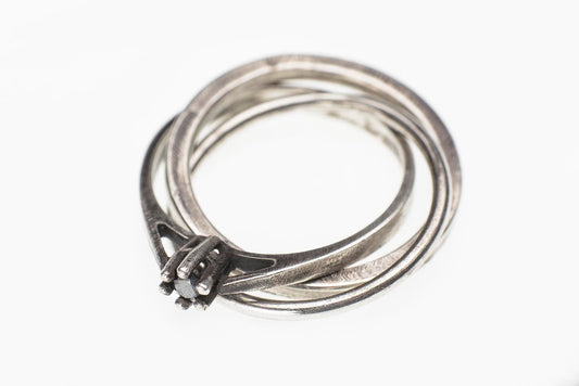 JULIA ZIMMERMANN Tightly Knit Diamond Ring