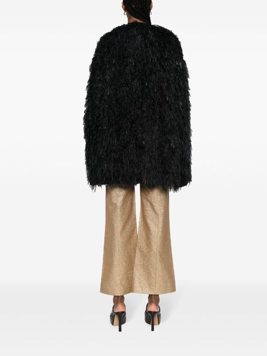 DRIES VAN NOTEN Women Vardas Voile With All Over Fil Coupe Fringes Jacket