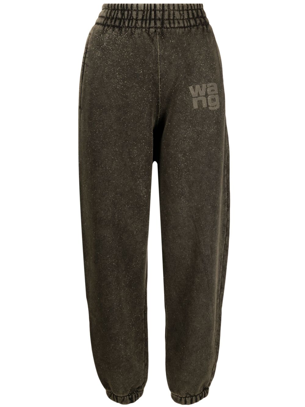 T BY ALEXANDER WANG Women Glitter Essential Terry Sweatpants With Puff Logo