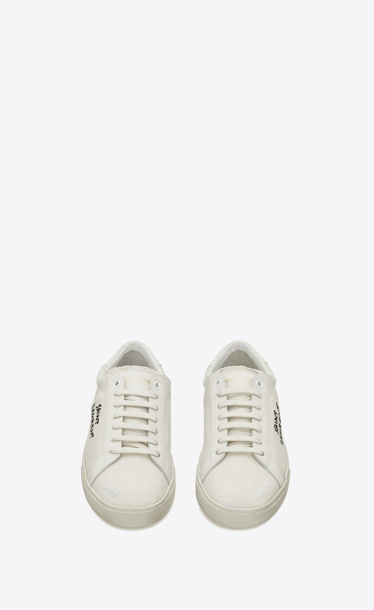 SAINT LAURENT Mens SL06 Signature Low Top Sneakers