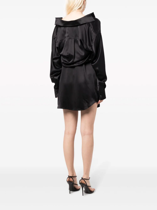 T BY ALEXANDER WANG Women Button Down Dress With Integrated Dress