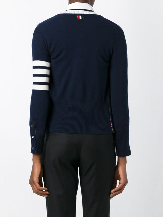 THOM BROWNE Women Classic Cashmere Crewneck Cardigan