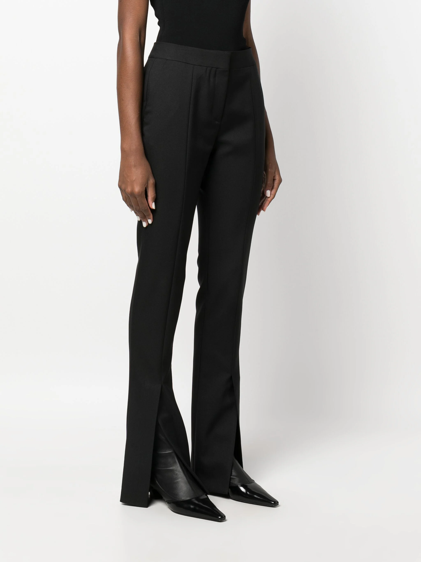 OFF-WHITE Women Tech Drill Basic Slim Pants