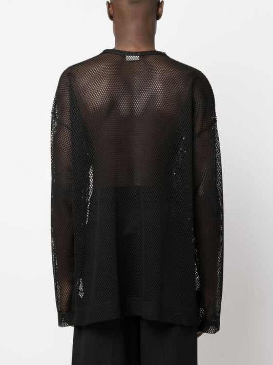 DRIES VAN NOTEN Men Open Mesh Jersey