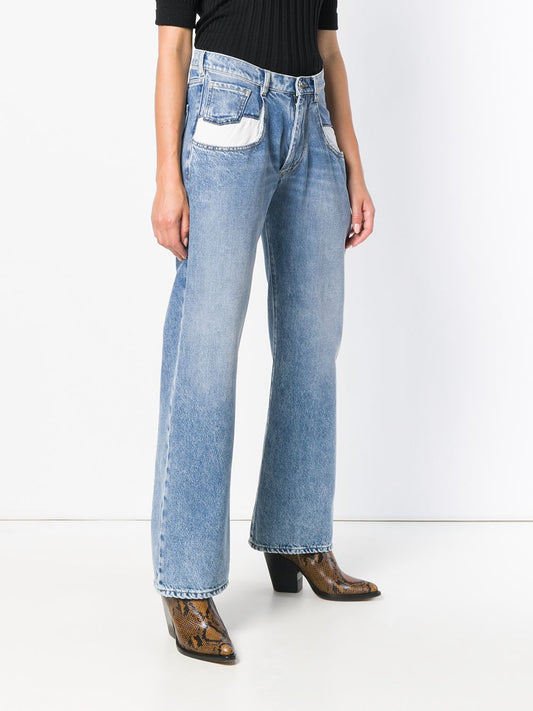 MAISON MARGIELA Women Pocket Detail Oversize Jeans