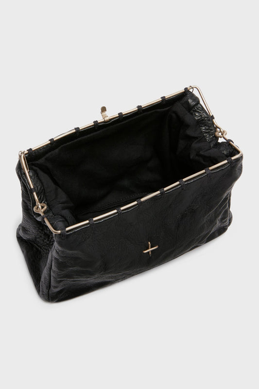 MA+ SILVER RIM POUCH WITH CHAIN