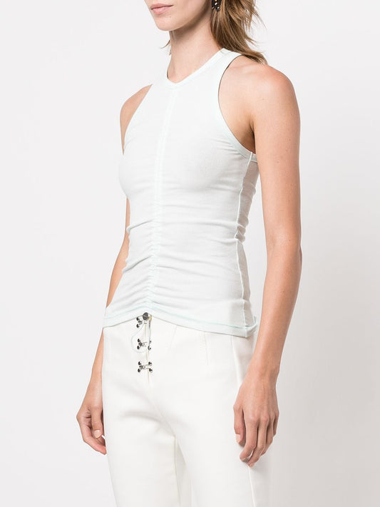 DION LEE Women Sheer Gather Front Tank