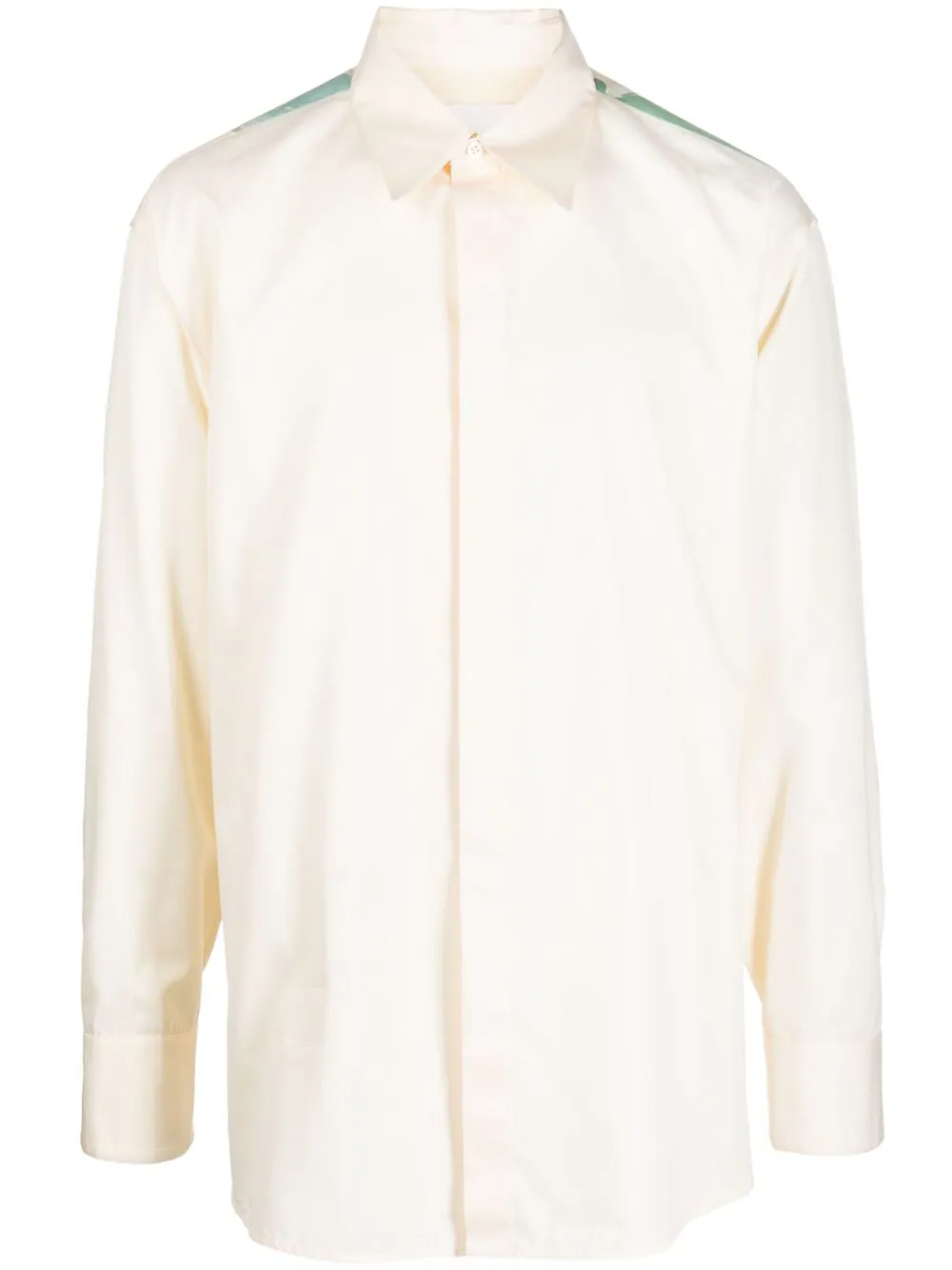 JIL SANDER Men Printed Paint Button Up