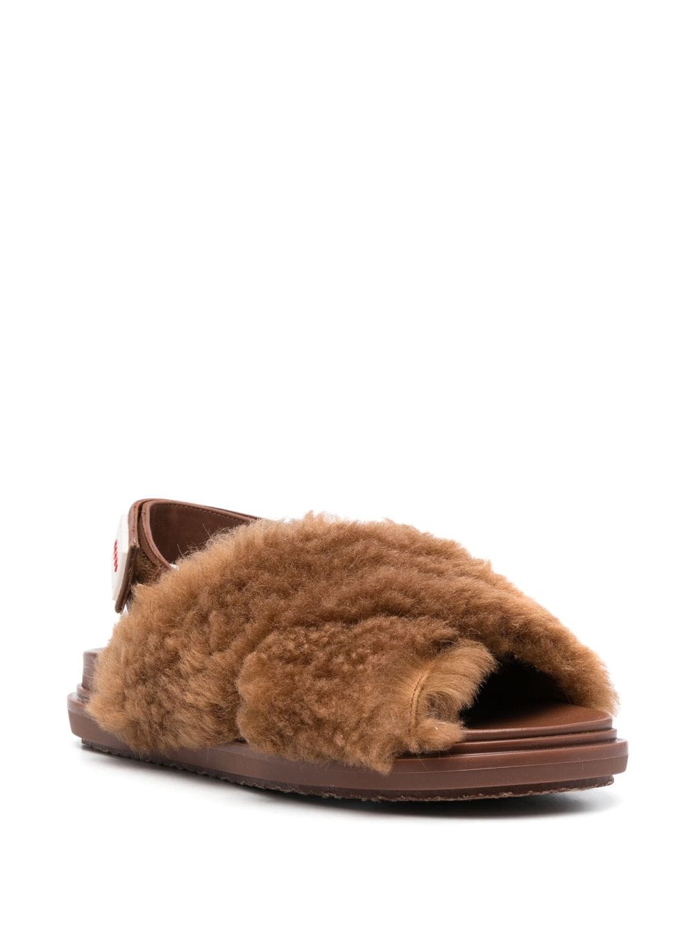 MARNI Women Fussbett Shearling Sandals