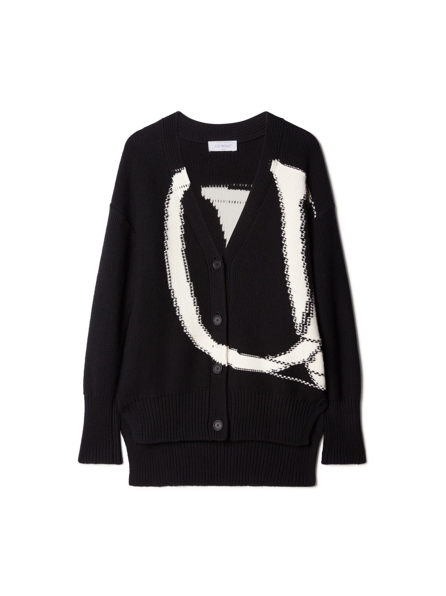 OFF-WHITE Women OW Maxi Logo Cardigan