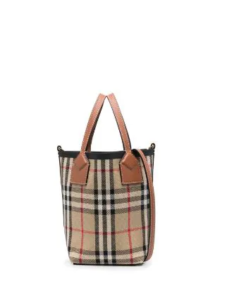 BURBERRY Women London Tote Mini Bag