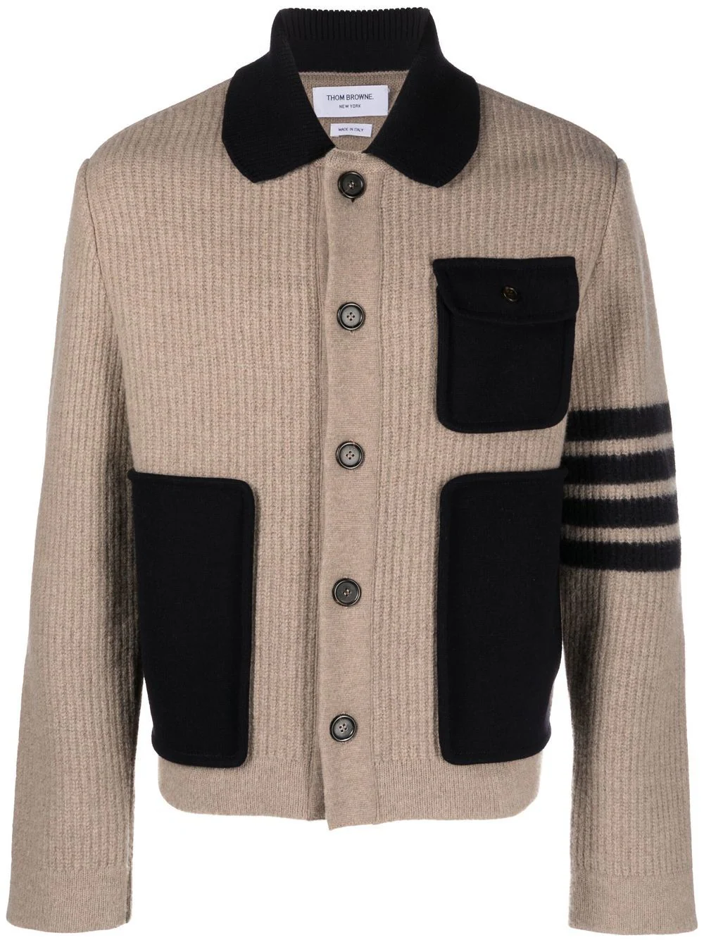 THOM BROWNE MEN Half Cardigan Stitch Workmans Jacket