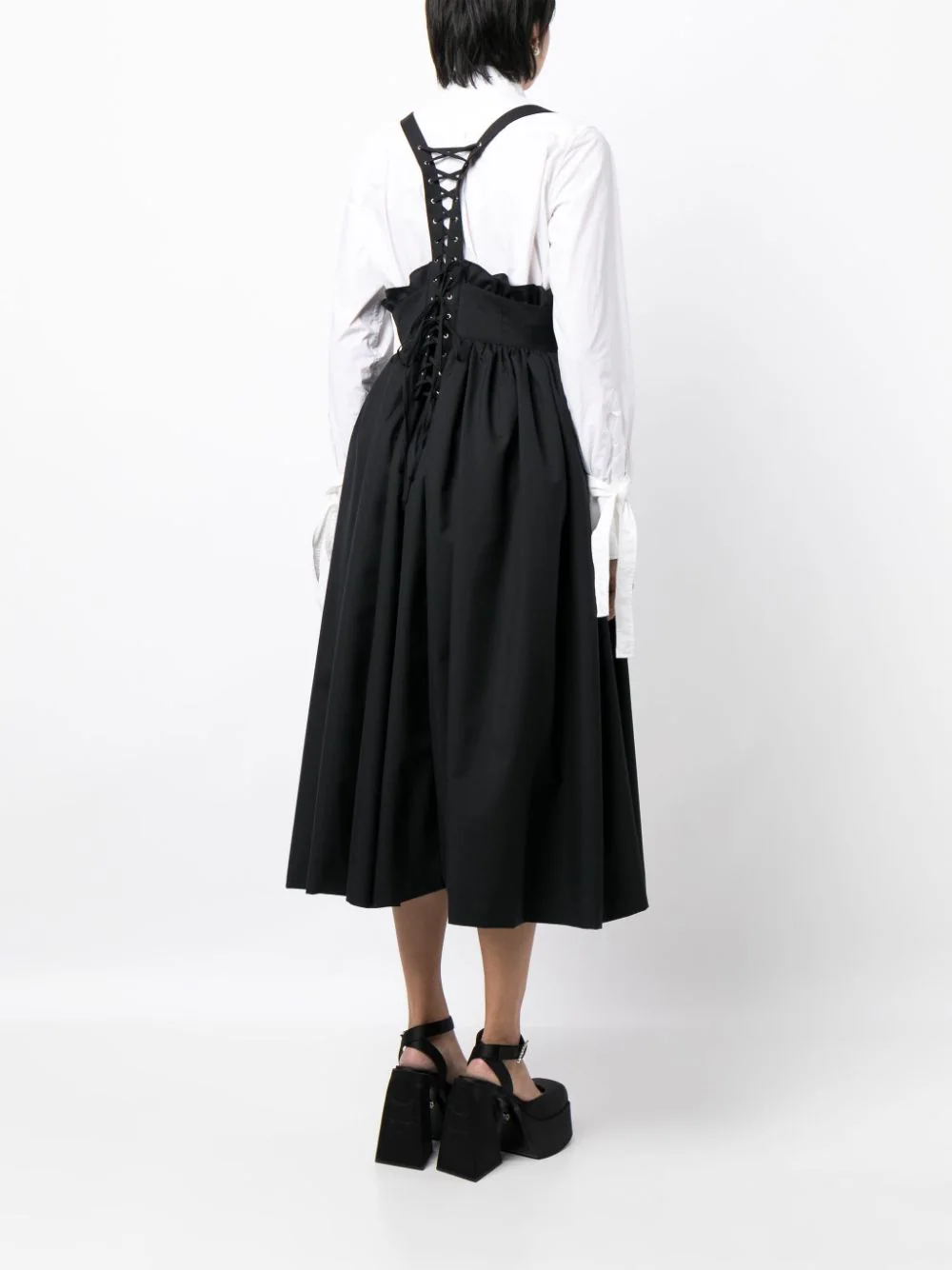 COMME DES GARCONS NOIR Women Suspender Skirt