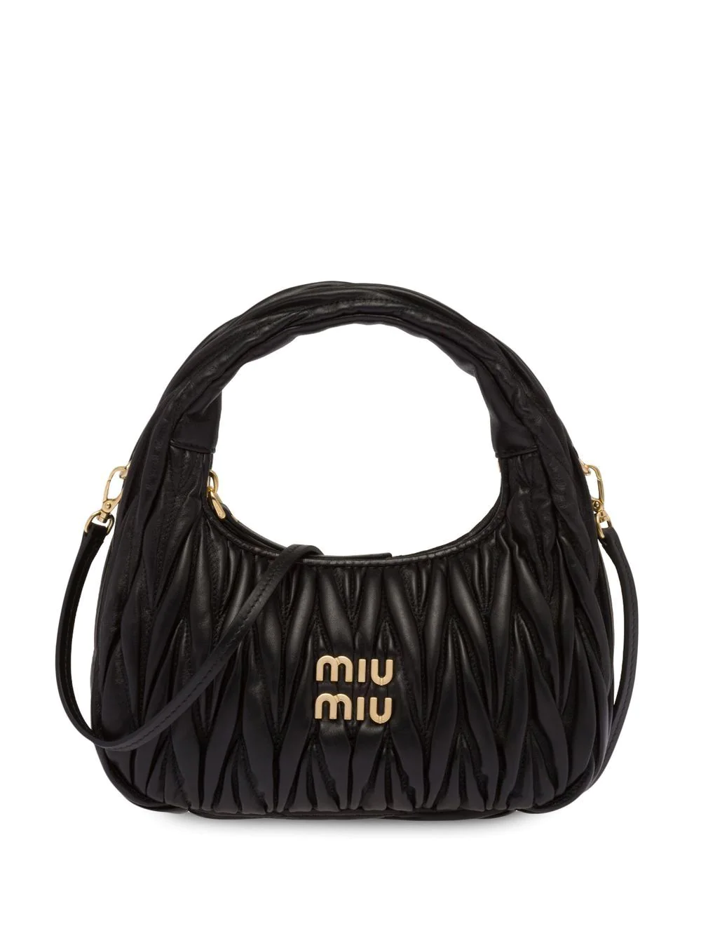 MIU MIU Women Matelasse Mini Hobo Bag