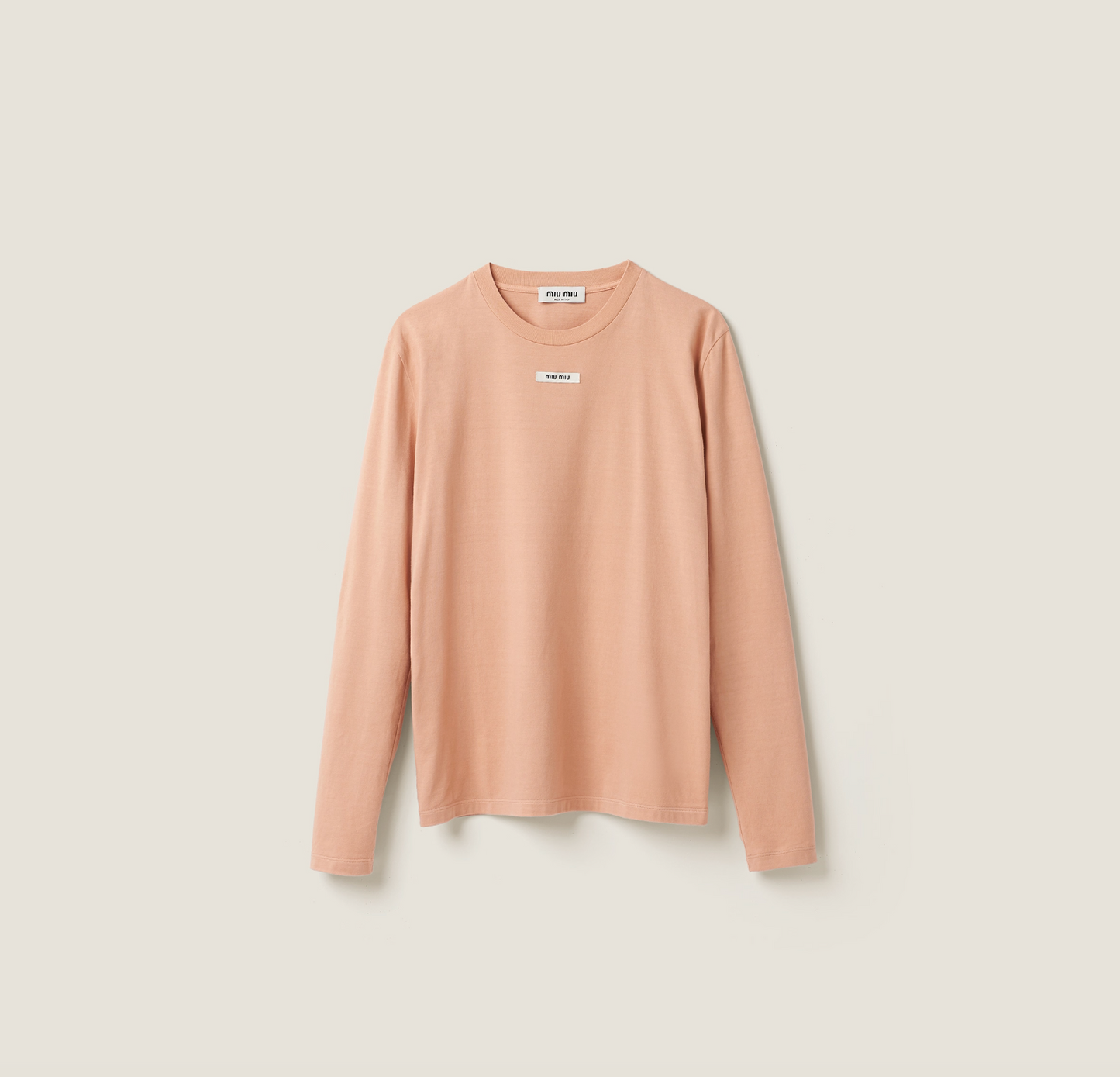 MIU MIU Women Jersey Long Sleeve T-Shirt