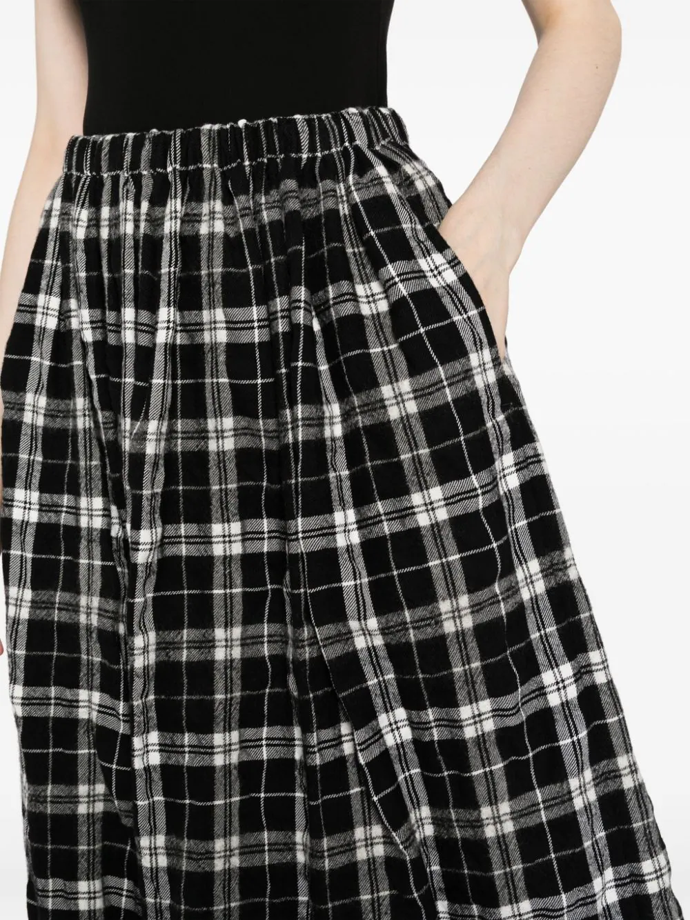 TAO COMME DES GARCONS Women Flannel Wool Cotton Skirt