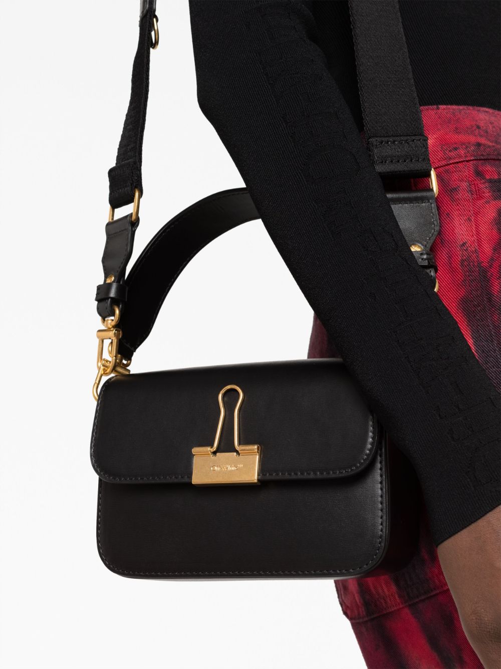 OFF-WHITE Women Plain Blinder Shoulder Bag