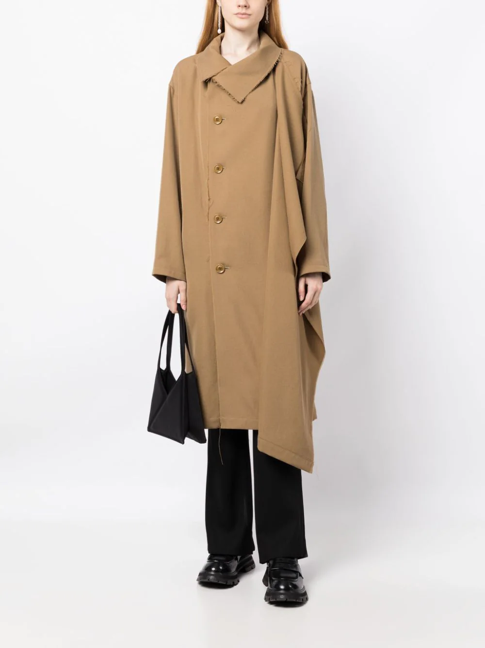 Y'S Women Left Front Plush Coat