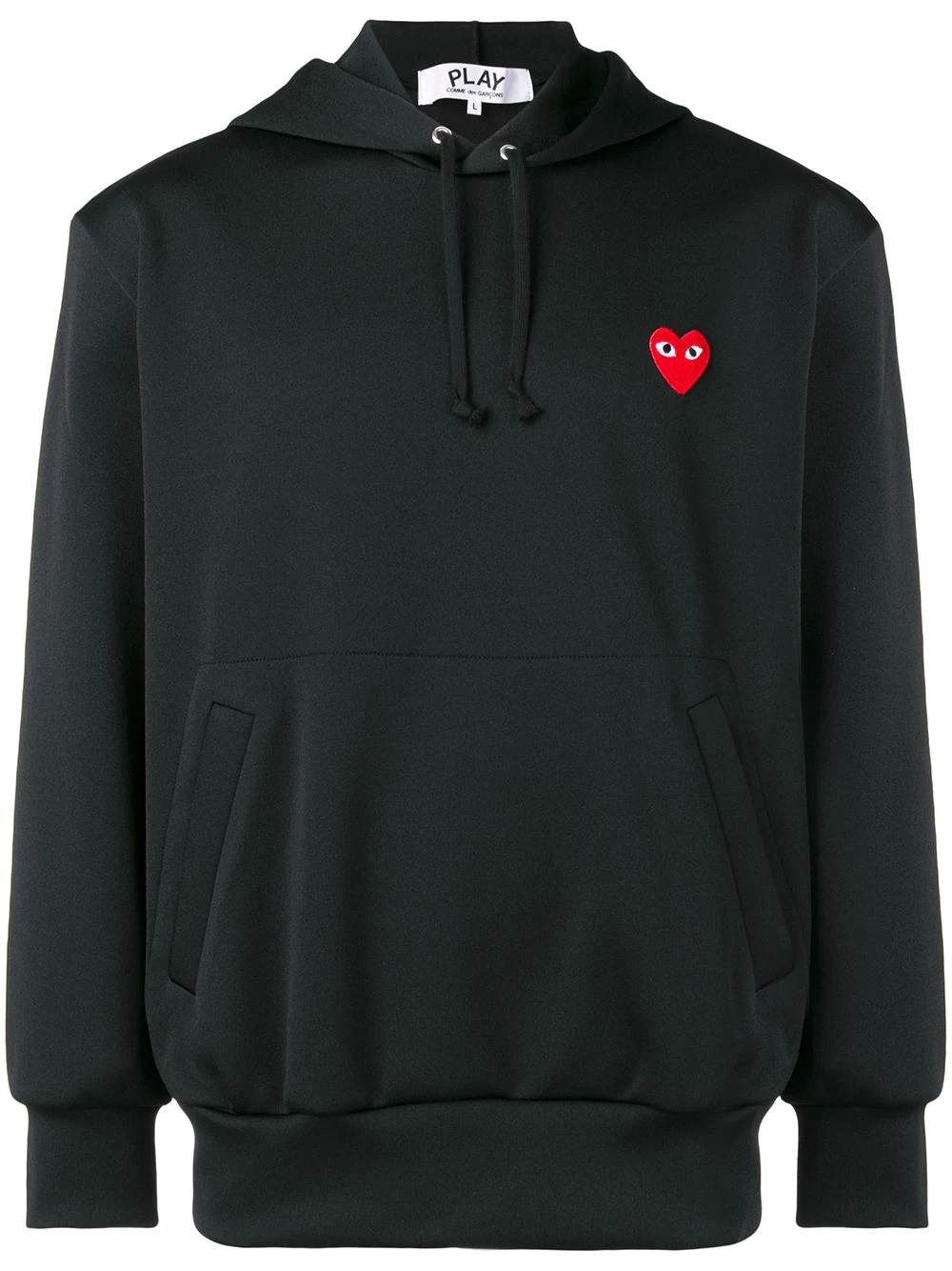 COMME DES GARCONS PLAY Men Small Red Heart Hoodie