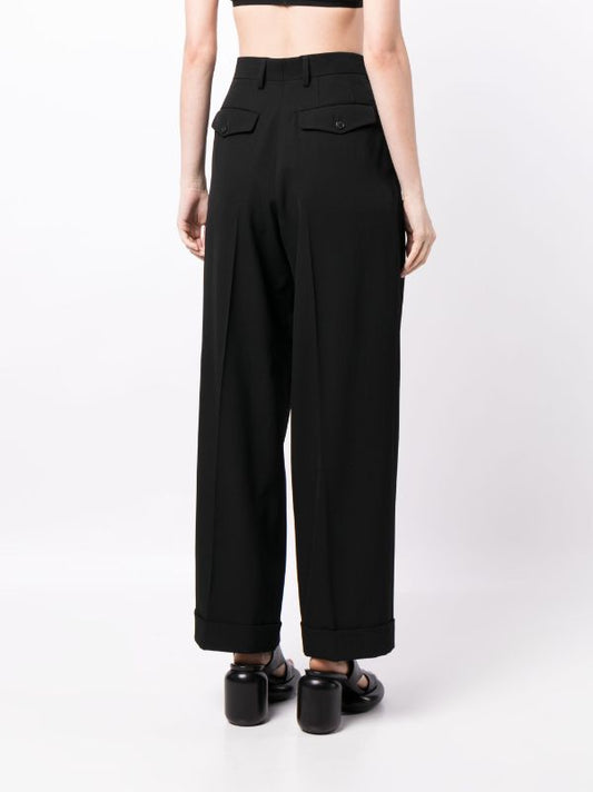 DRIES VAN NOTEN Women Partan Fluid Wool Gabardine Pants