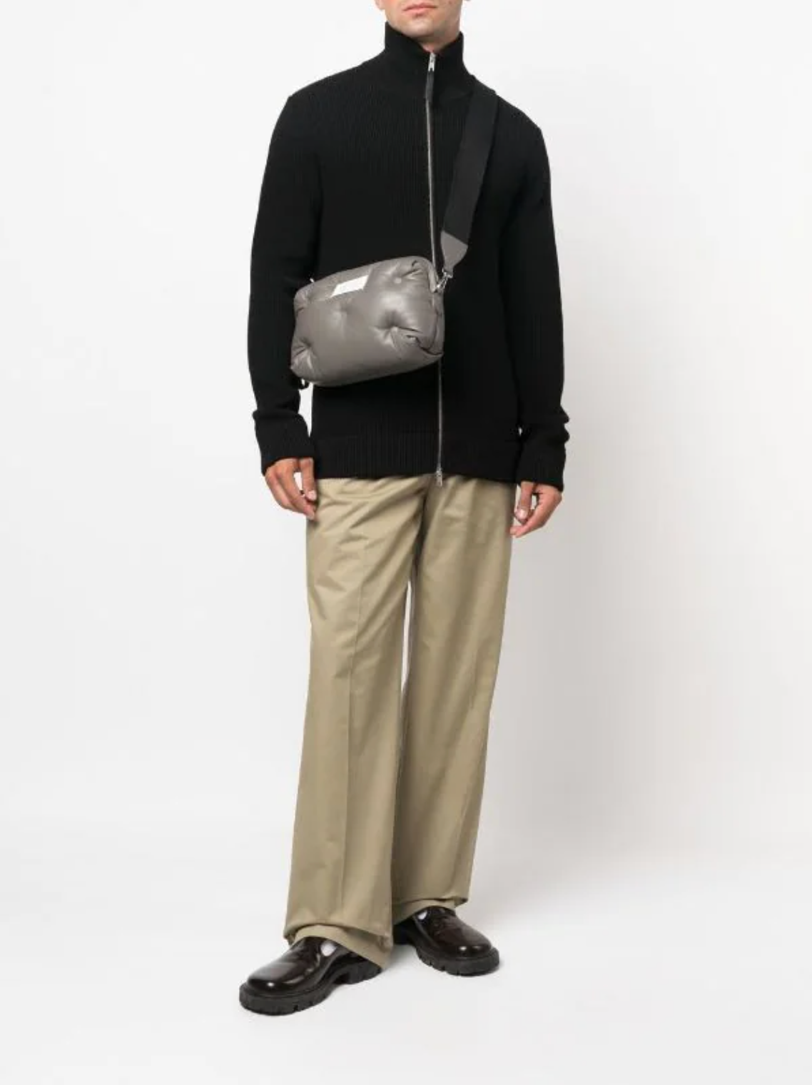 MAISON MARGIELA Men Knit Zip-up Cardigan