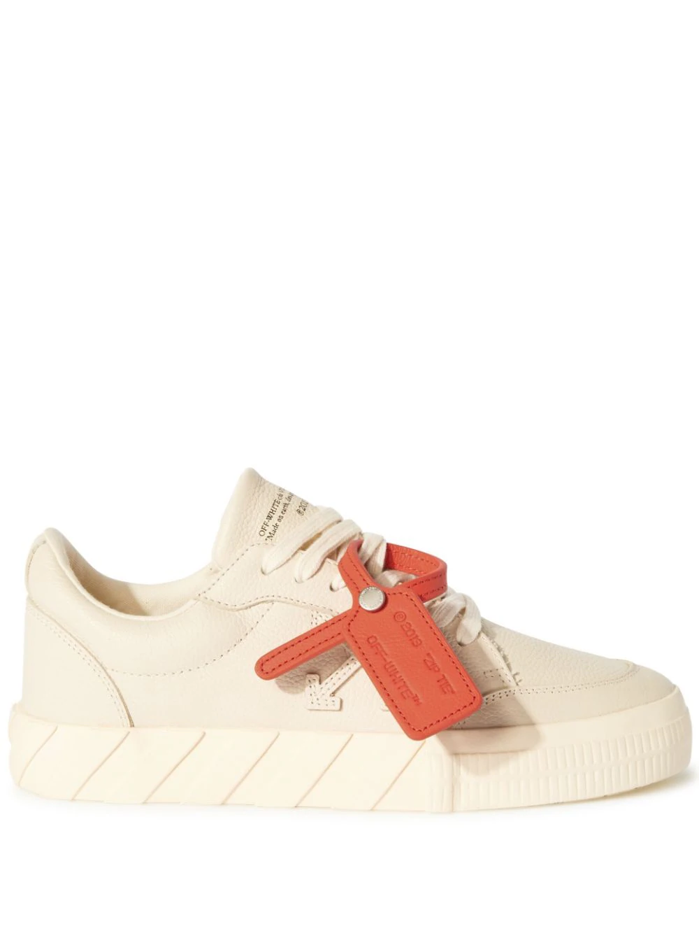 OFF-WHITE Women Low Vulcanized Calf Leather Sneakers