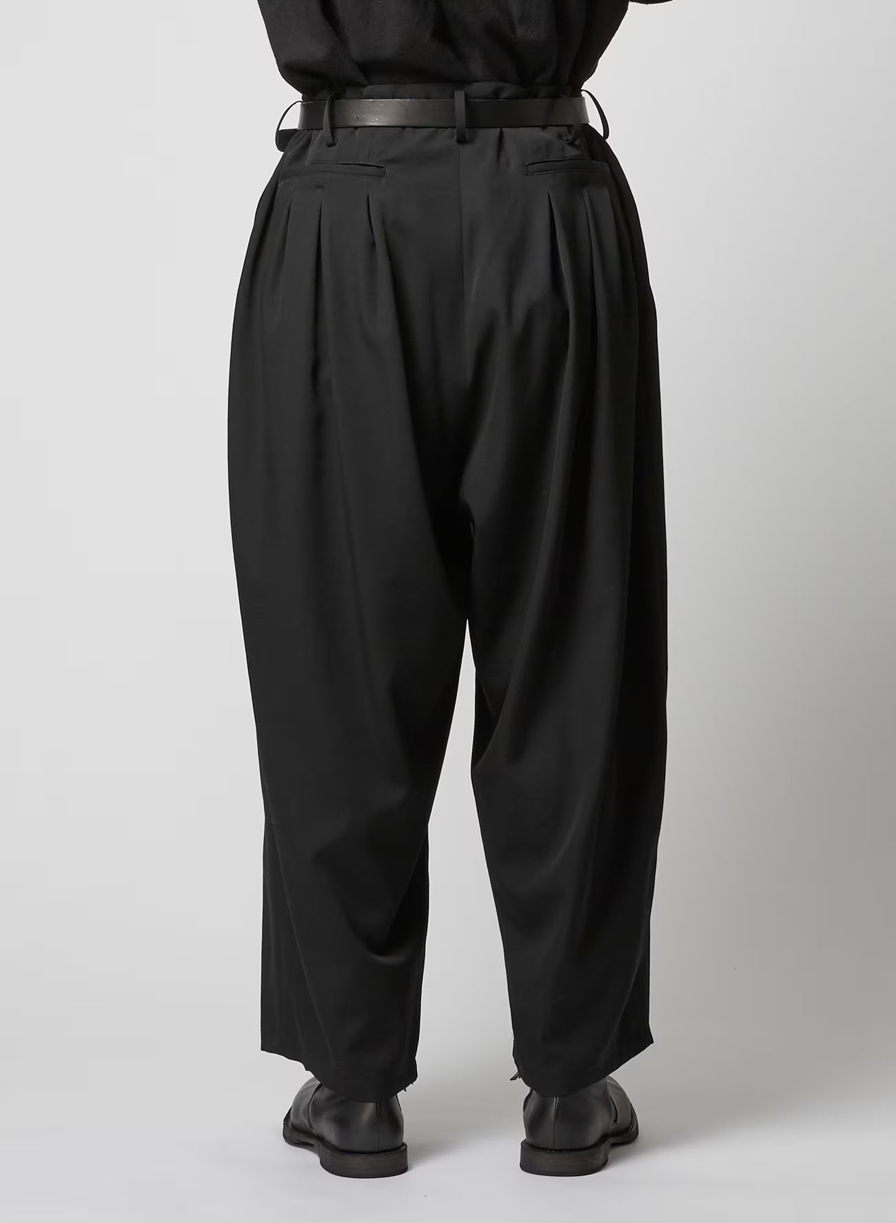 YOHJI YAMAMOTO POUR HOMME S-12 Tucks Pants