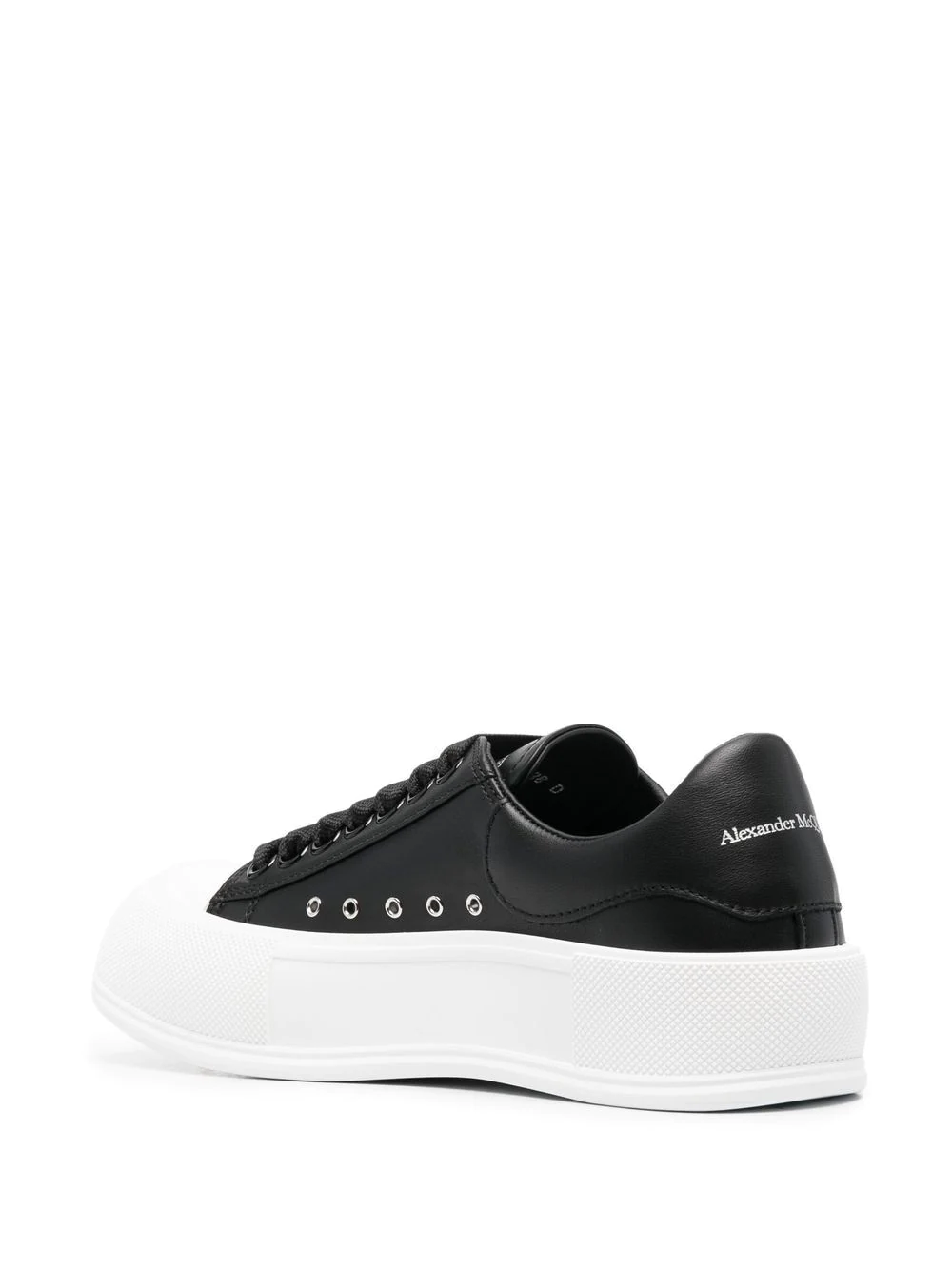 ALEXANDER MCQUEEN WOMEN Deck Plimsoll Lace-Up Trainers