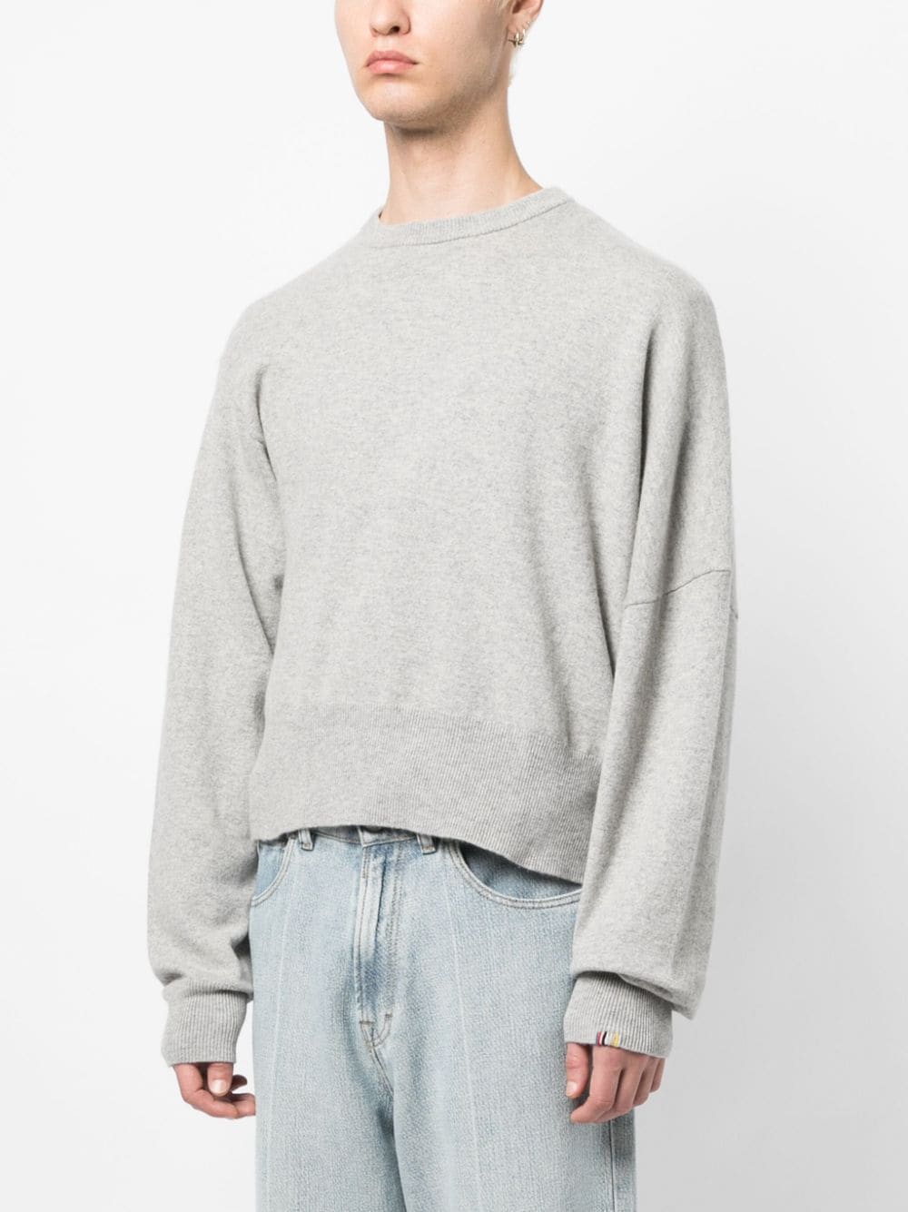 EXTREME CASHMERE N288 Dia Asymmetrical Crewneck Sweater