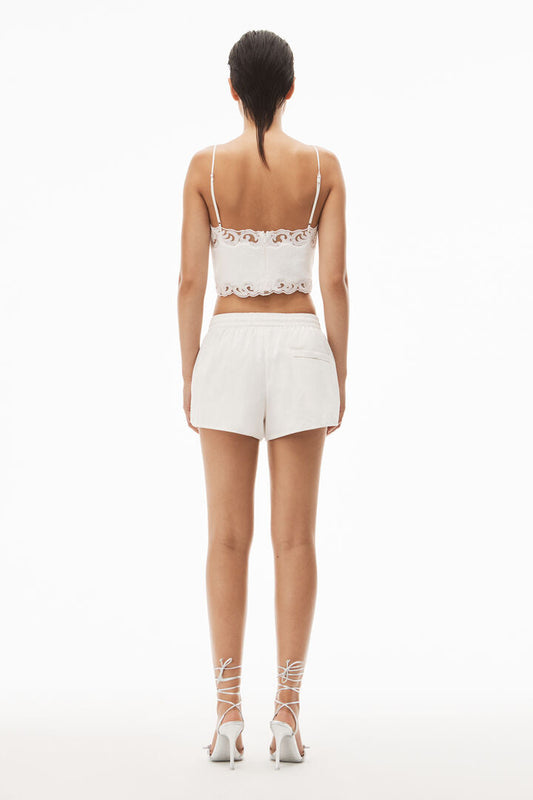 ALEXANDER WANG Women Marathon Wang Puff Logo Short