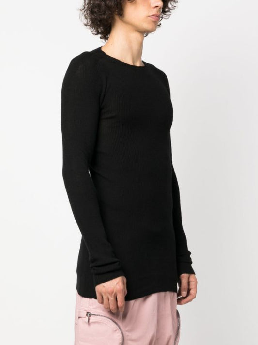 RICK OWENS Men Ribbed Round Neck