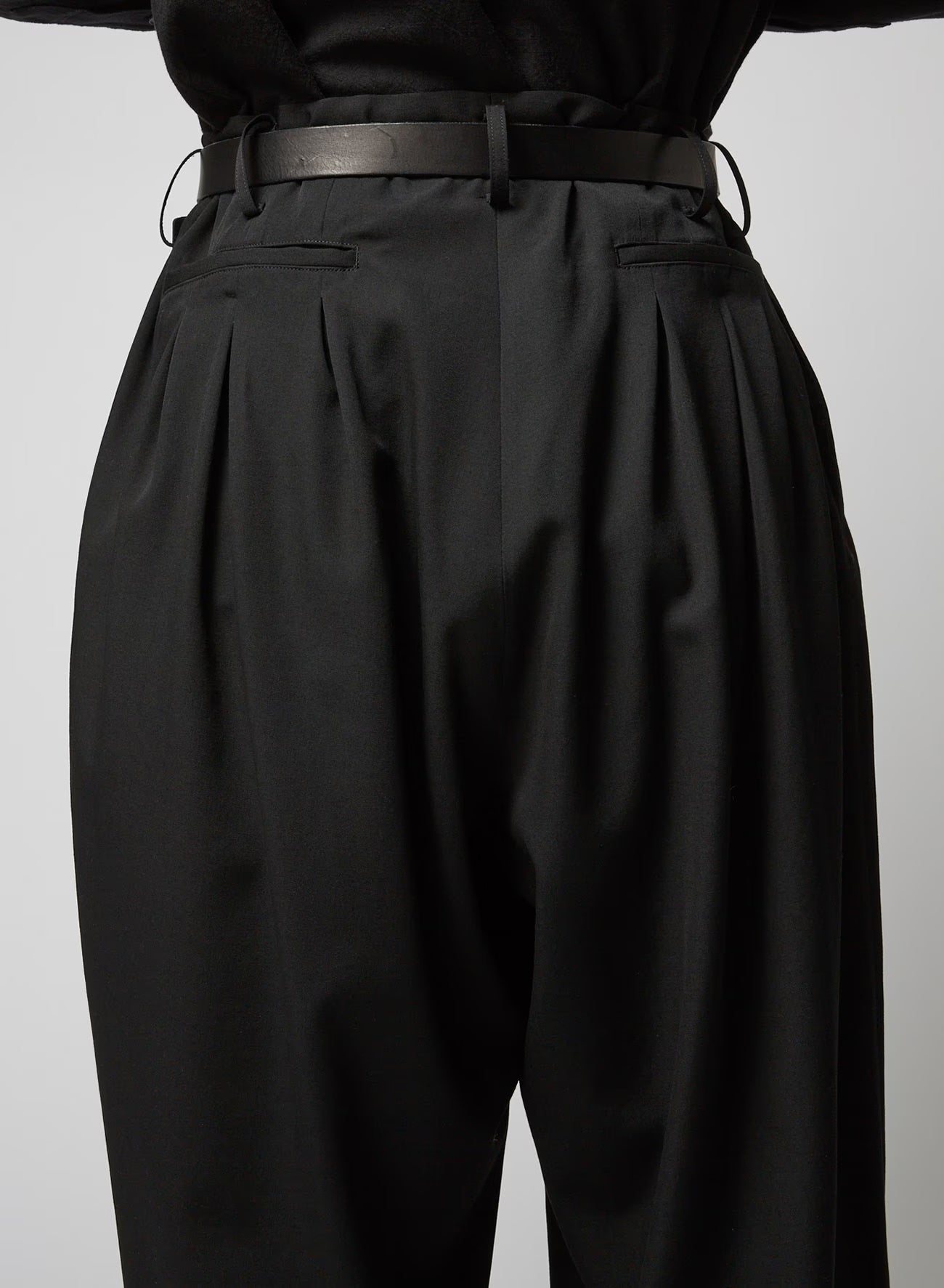 YOHJI YAMAMOTO POUR HOMME S-12 Tucks Pants