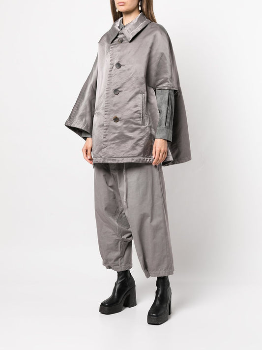 YOHJI YAMAMOTO REGULATION WOMEN CAPE PONCHO JACKET