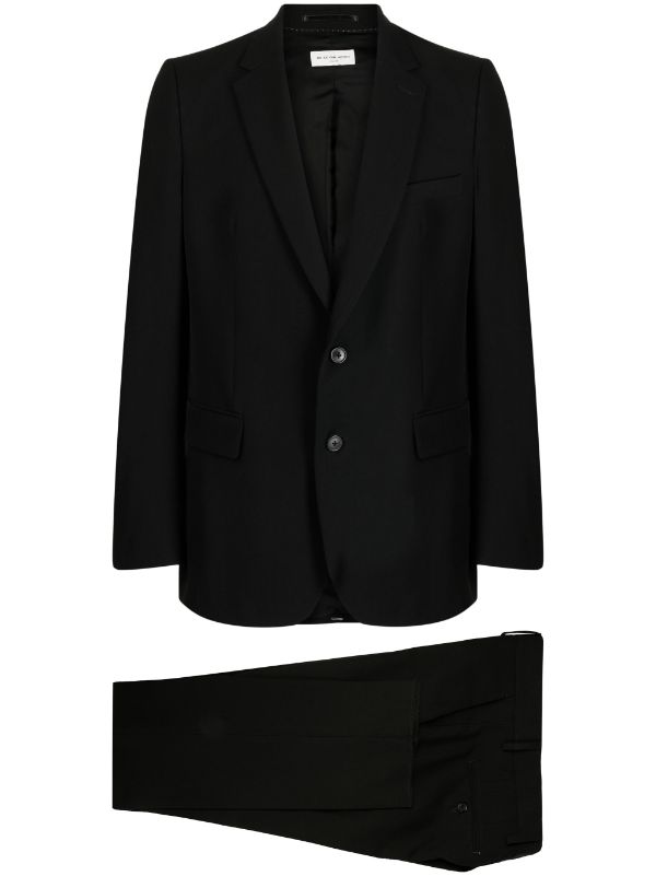 DRIES VAN NOTEN Men Wool Gabardine Two Piece Suit