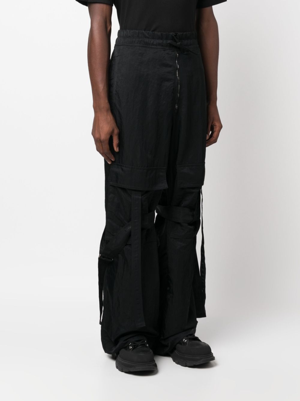 DRIES VAN NOTEN Men Shiny Water Repellent Pants