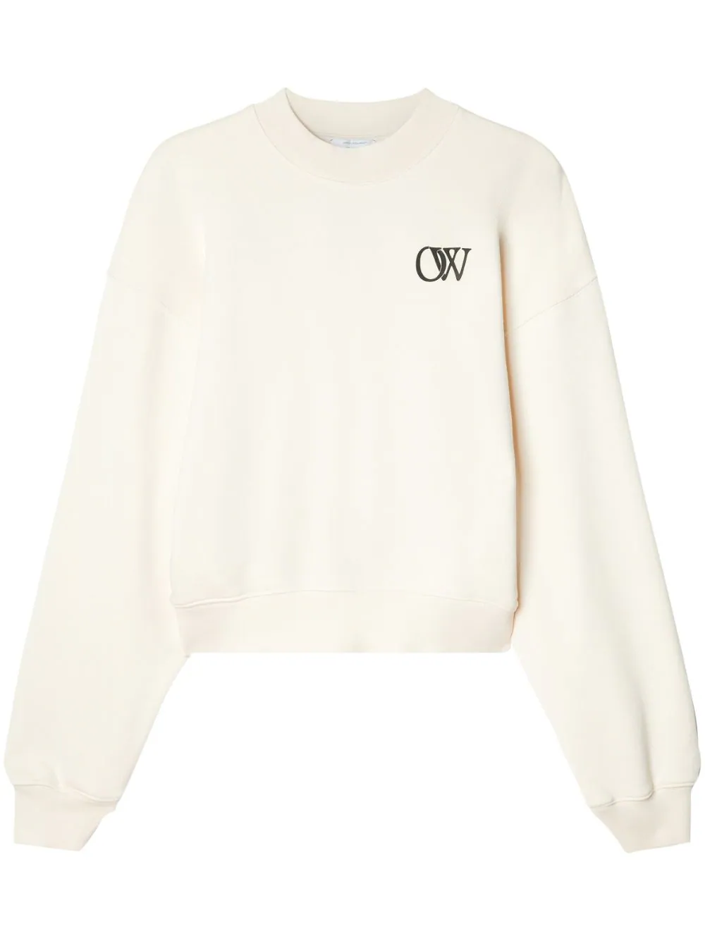 OFF-WHITE Women Flock OW Over Crewneck