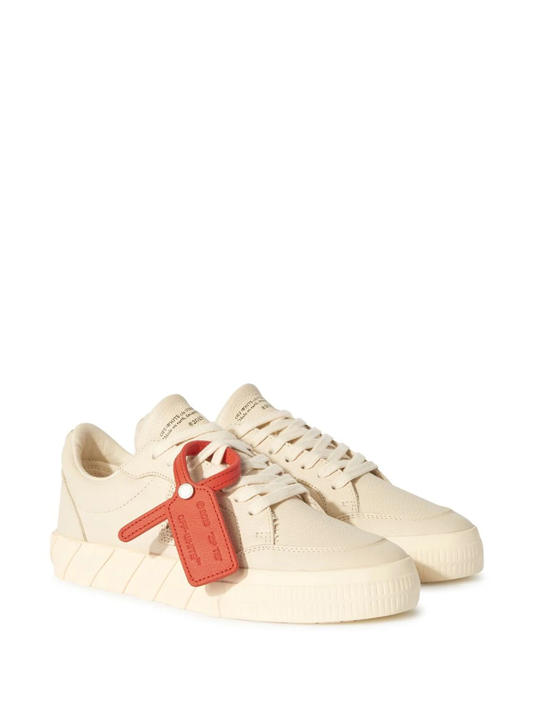 OFF-WHITE Women Low Vulcanized Calf Leather Sneakers