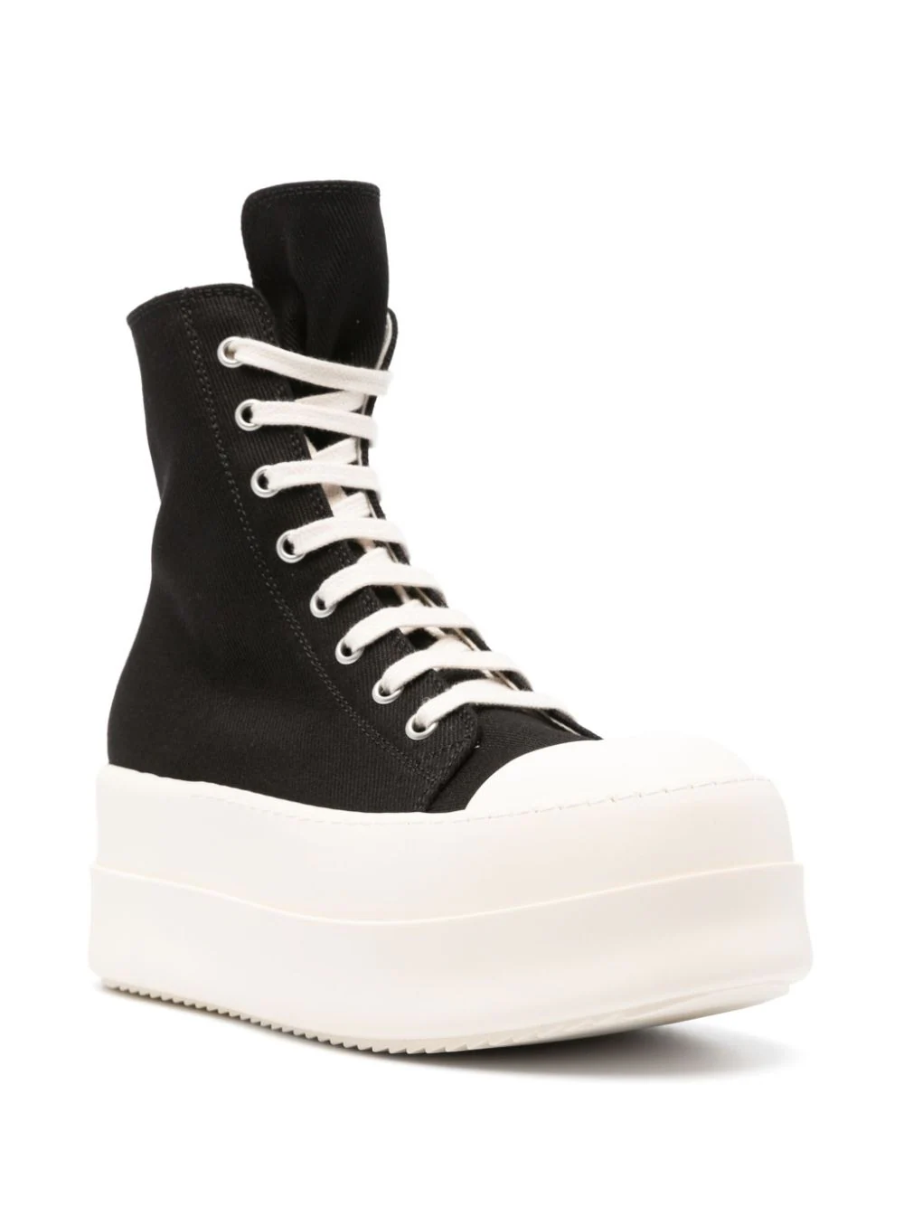 RICK OWENS DRKSHDW Women Mega Bumper Sneakers 911 BLACK/MILK/MILK