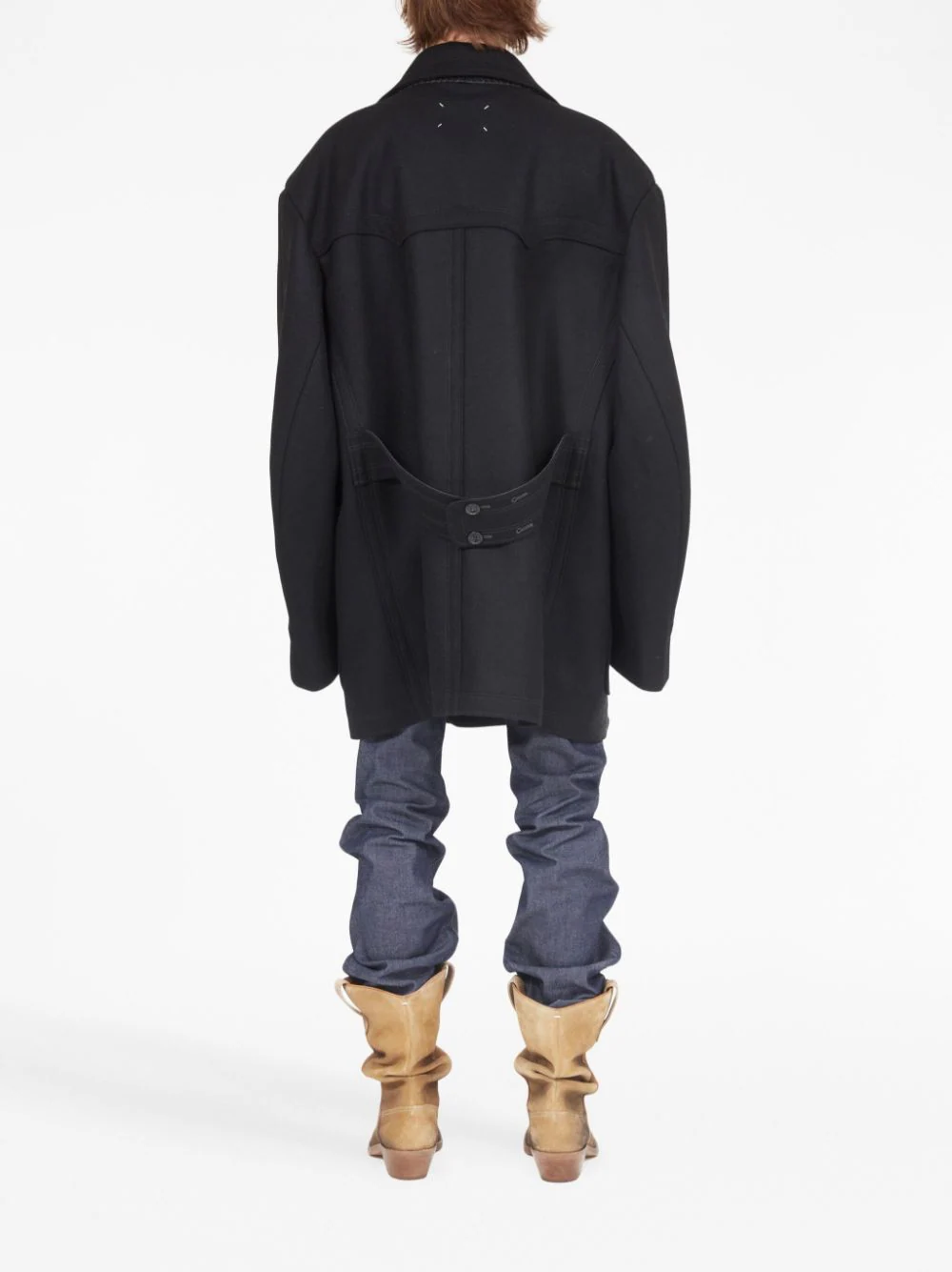 MAISON MARGIELA Men Oversized Caban Coat