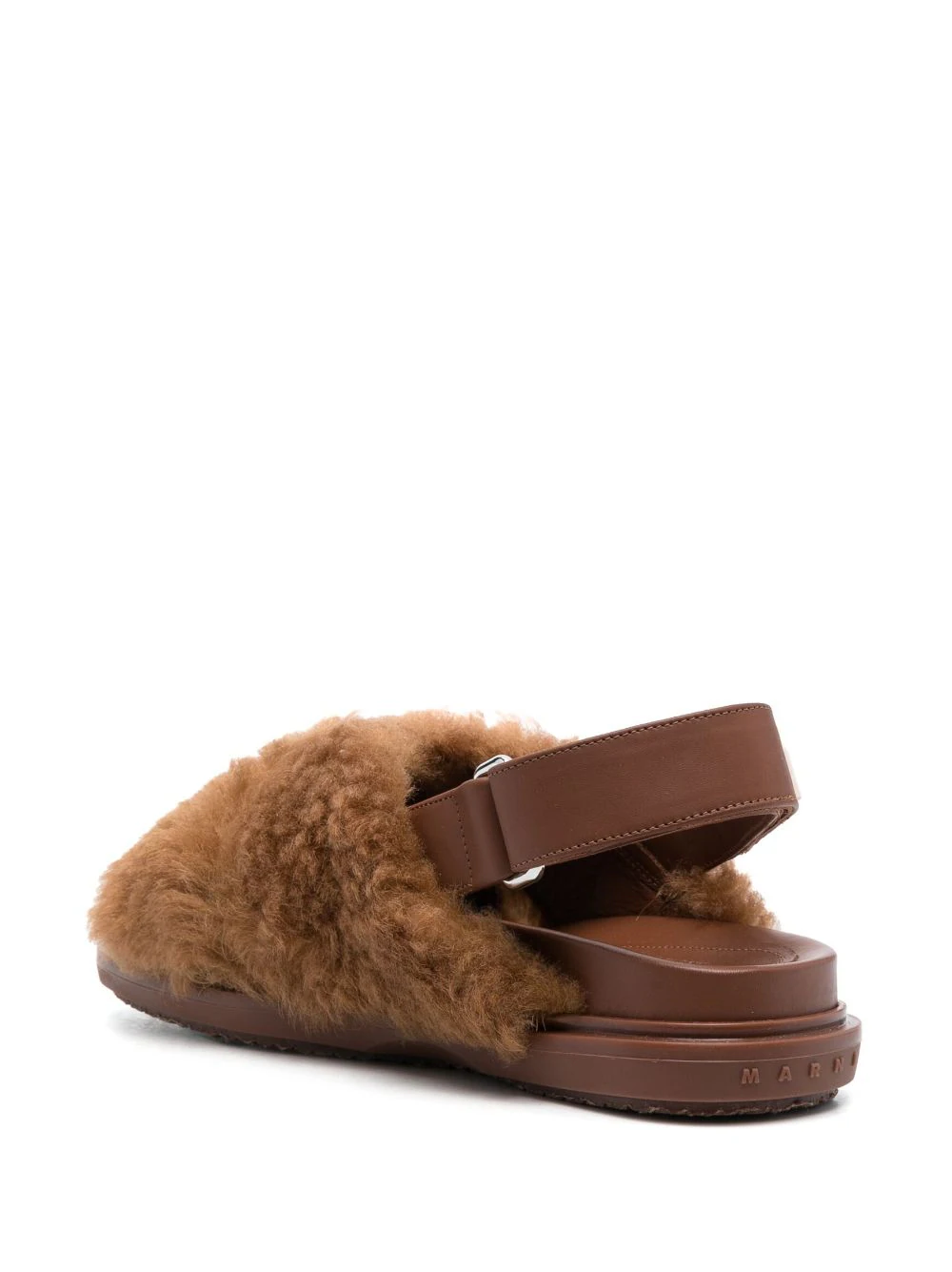 MARNI Women Fussbett Shearling Sandals