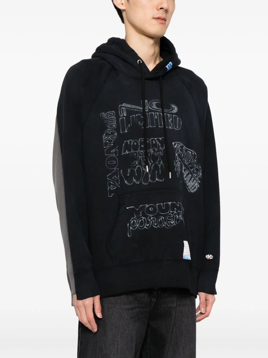 MAISON MIHARA YASUHIRO Men Pullover Combined Hoodie