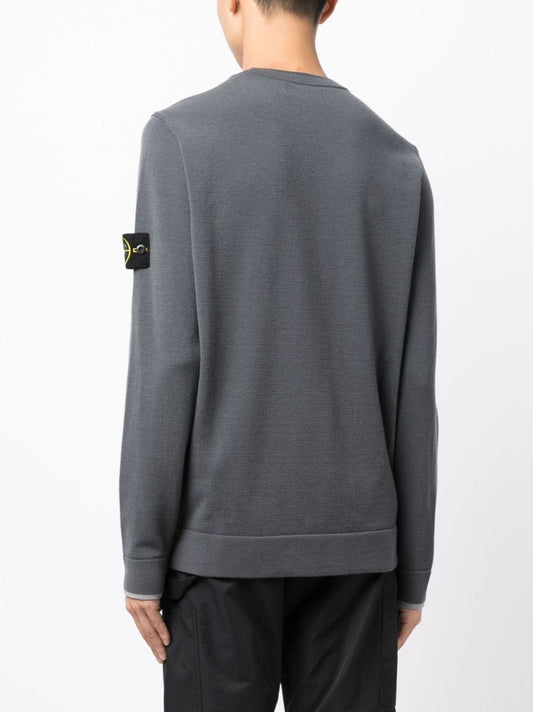 STONE ISLAND Men Logo Patch Sweater