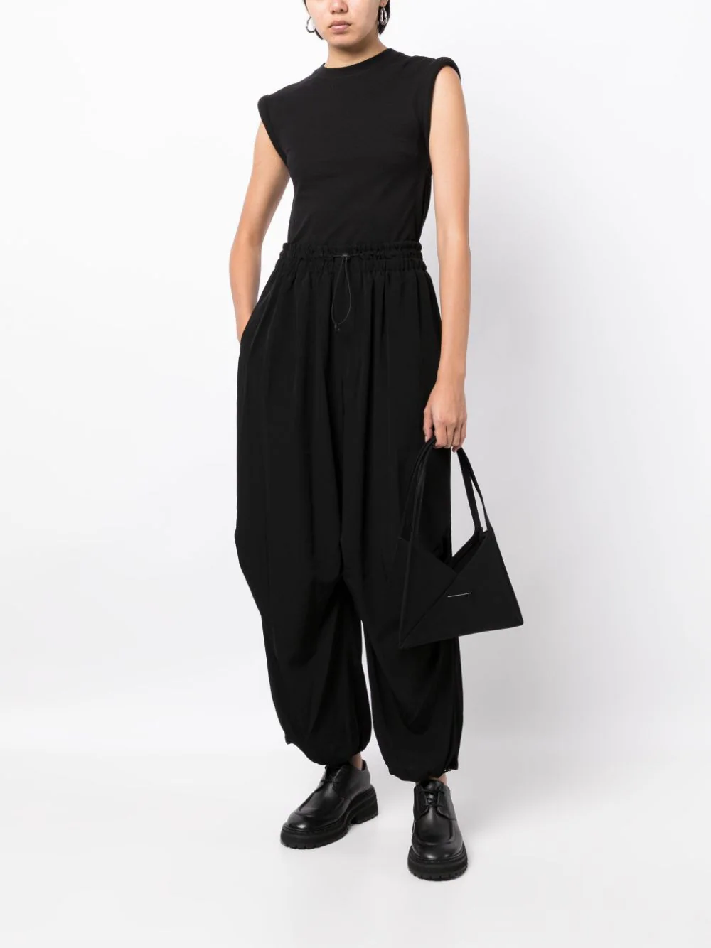 YOHJI YAMAMOTO Regulation Women R-Parachute Pants