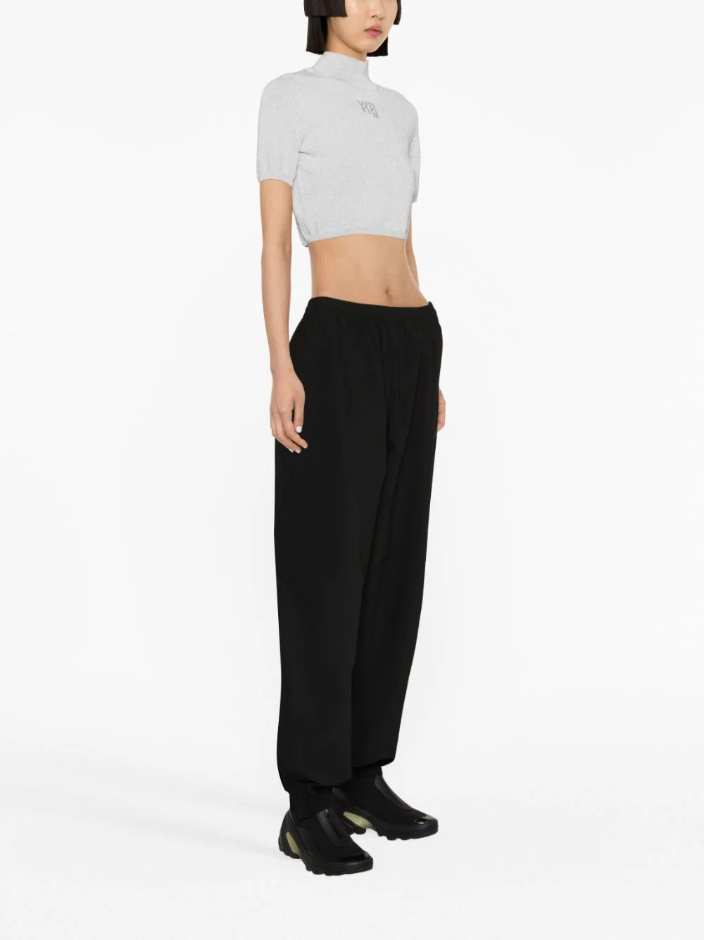 ALEXANDER WANG Women Wang Puff Logo Track Pants