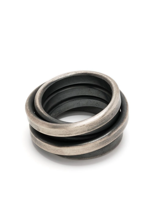 UMA X DETAJ Silver Coil Ring