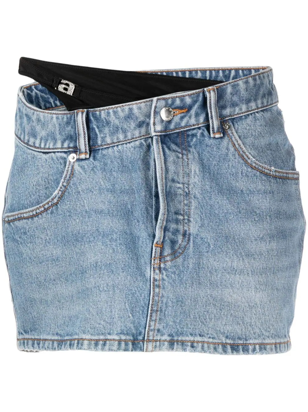 ALEXANDER WANG Women Asymetrical Waistband Mini Bikini Skirt