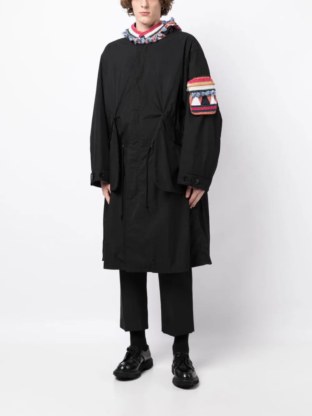 UNDERCOVER Men Woven Detail Coat