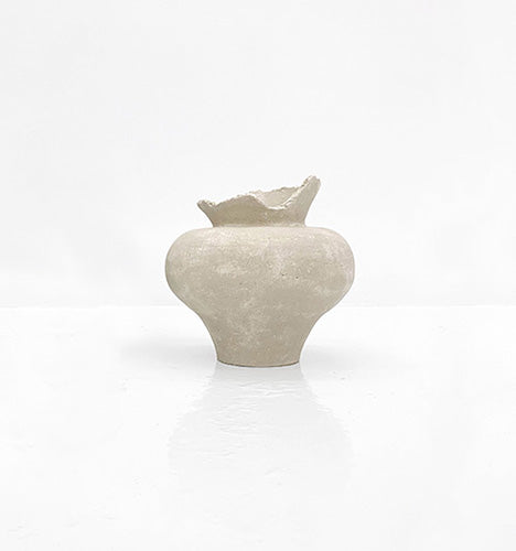 SHIN WON YOON White Stone Vase Small