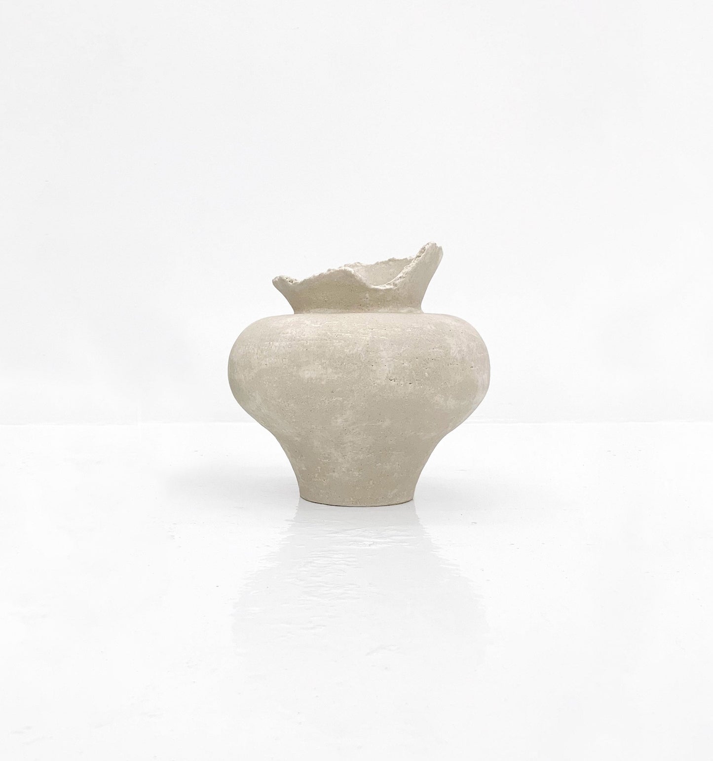 SHIN WON YOON White Stone Vase Small